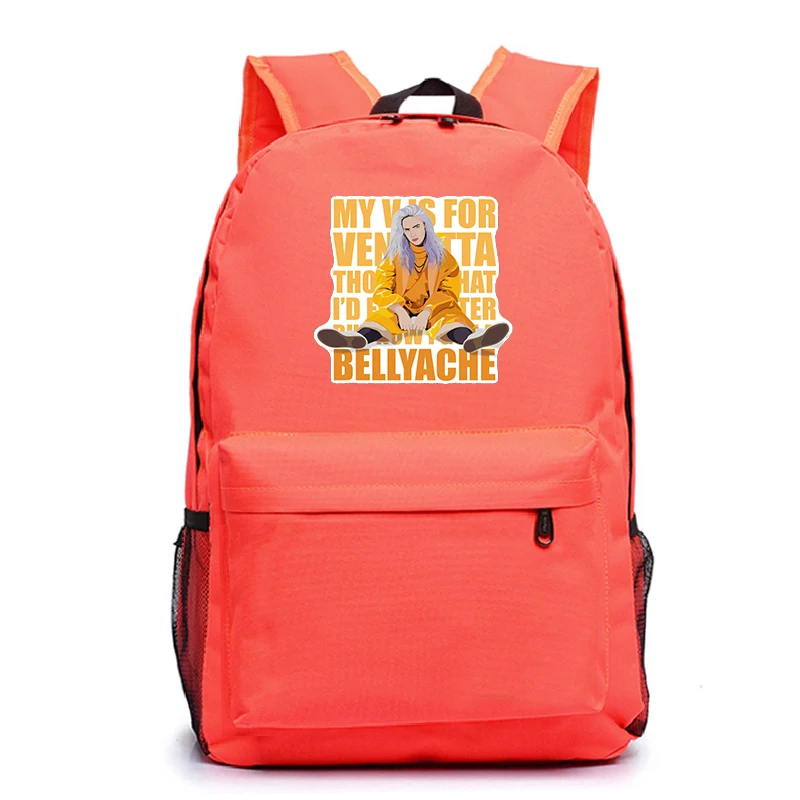 Mochila Mujer Billie Eilish рюкзак холст Sac Dos Femme Bookbag DJ певцы путешествия ноутбук для женщин и мужчин школьный рюкзак - Цвет: 3