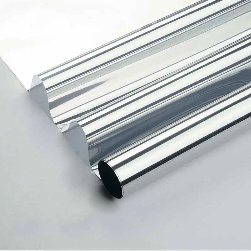 400CM Long One Way Mirrored Window Film Waterproof Silver Insulation Stickers UV Rejection Privacy Windom Tint Films | Дом и сад