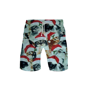

3D Merry Christmas Harajuku SUMMER Men's Beach shorts 2019 New Arrival Casual movement Leisure style Cool Plus Size Soft Pants