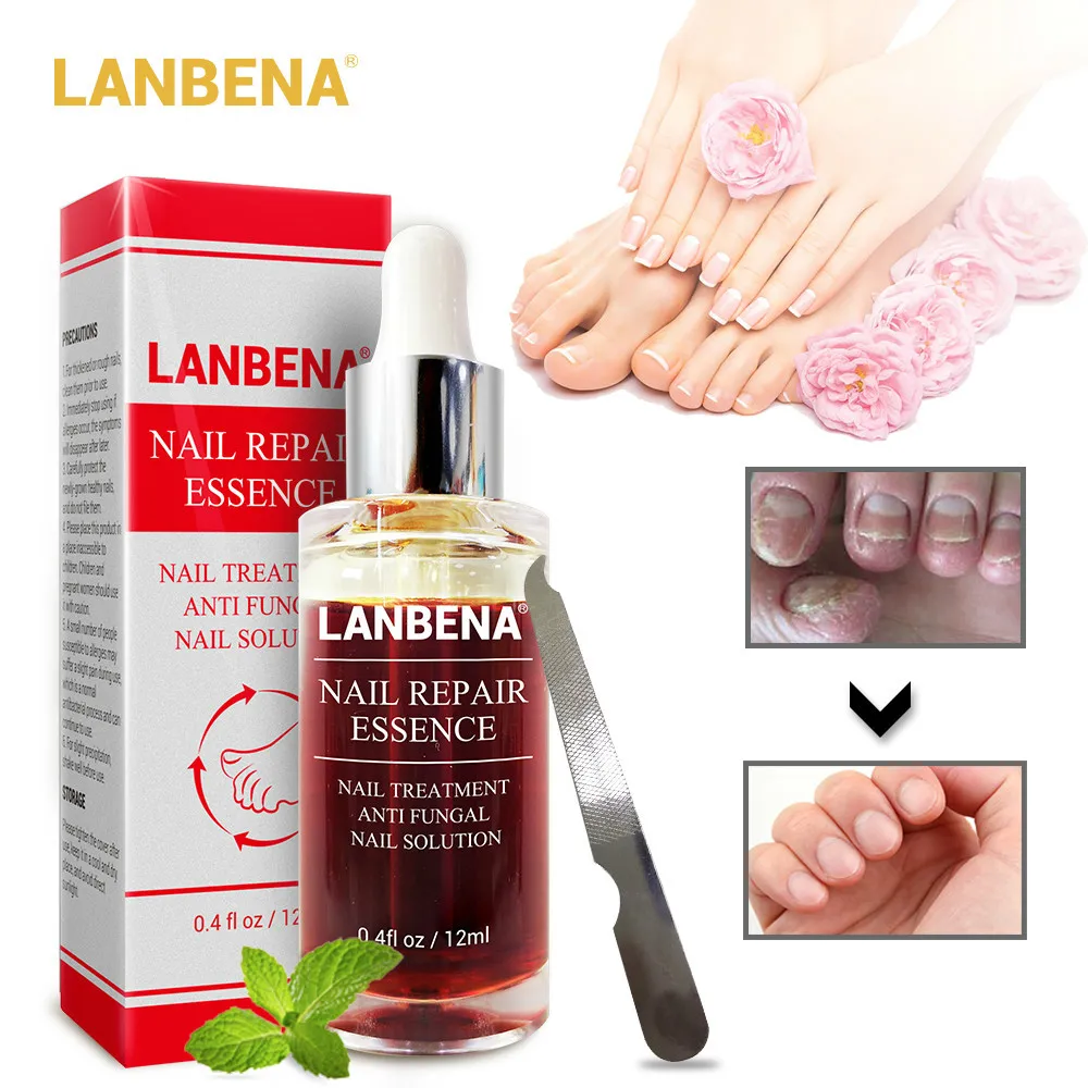 Восстанавливающая Сыворотка LANBENA для ногтей лечение грибковых заболеваний