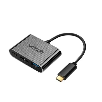 

Vmade Type-C USB-C HUB to HDMI PD Port 3-In-1 Mini Adapter for USB 3.0 Docking Station for Huawei P20 Mac-book Pro Mini Converte
