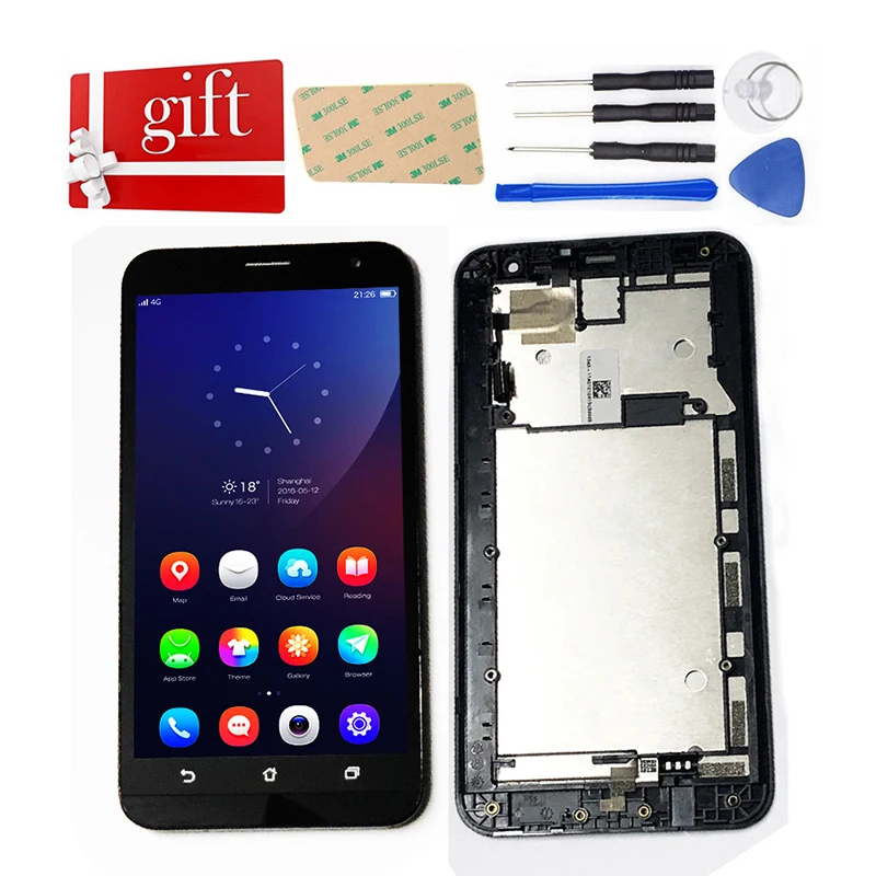 For ASUS Zenfone 2 Laser ZE550KL Z00LD LCD Display Panel + Touch Screen Digitizer Glass Assembly Replacement | Мобильные телефоны и