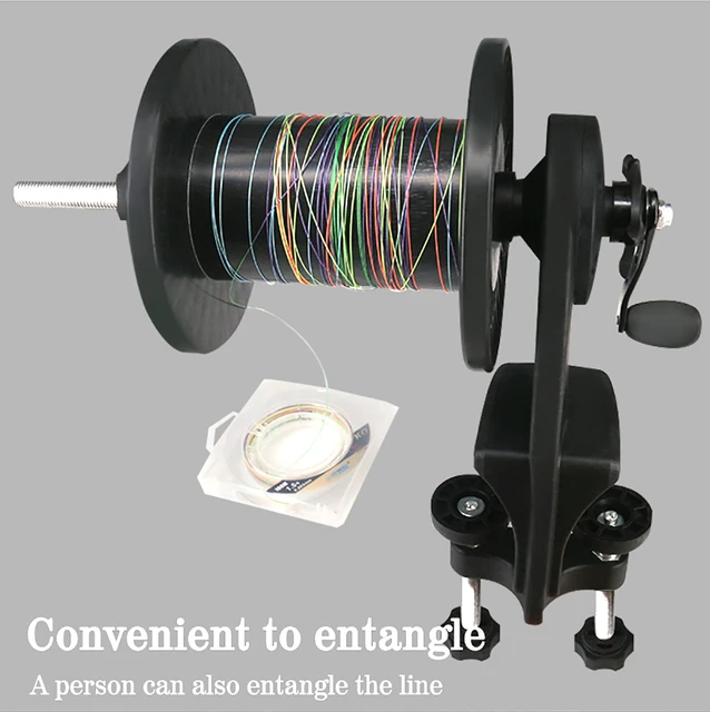 Fishing Line Spooler with 2 Long Short Axes Winder Machine