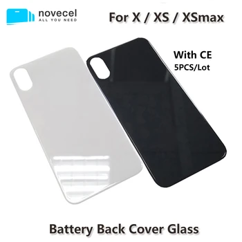 

5pcs/lot Rear Battery Cover For iPhone Xsmax Xs X Series Phone Cases Housing Back Cover Replacement Normal Hole with CE Mark