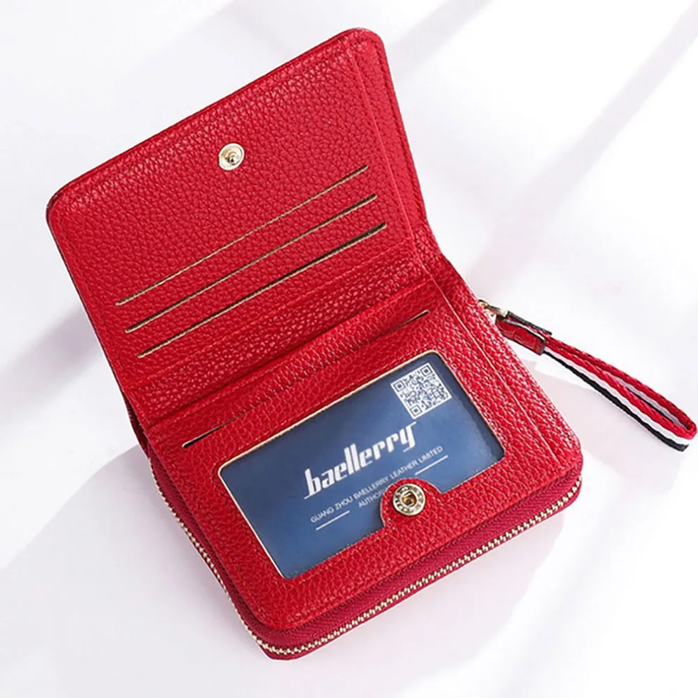 1 шт., высококачественный кожаный короткий женский кошелек в форме сердца, модная застежка для девочек, кошелек деньги монета, держатели Portefeuille Femme