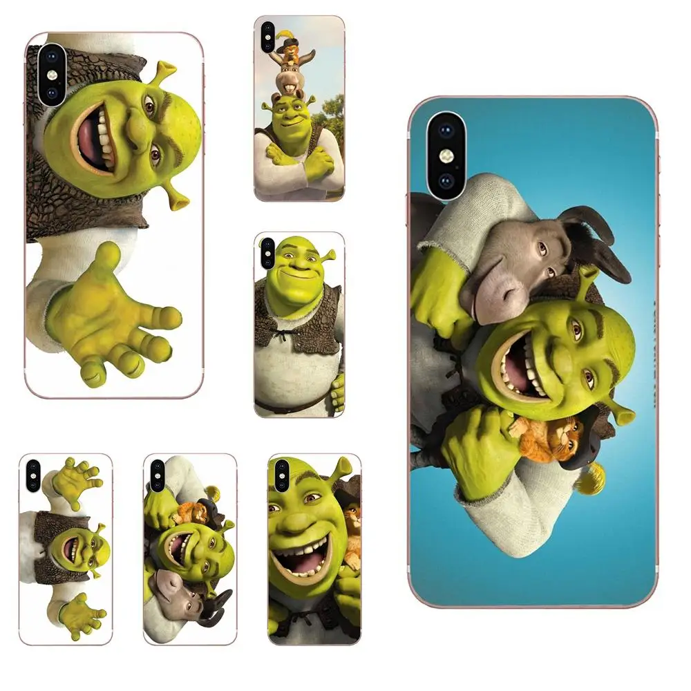 Шрек мультфильм для Xiaomi Redmi Mi 4 7A 9T K20 CC9 CC9e Note 7 9 Y3 SE Pro Prime Go Play оптом и в розницу Чехлы