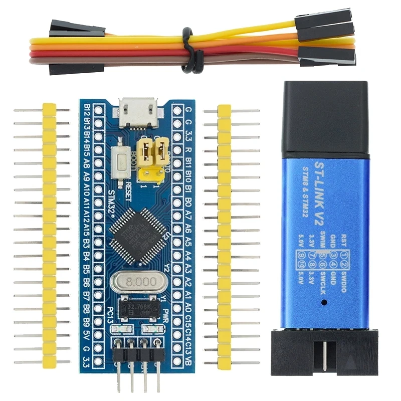 St-Link V2 Szimulátor Stm32F103C8T6 St Link V2 Letöltés Programozó Arm Stm32 Minimális Rendszerfejlesztési Tábla Borítóval