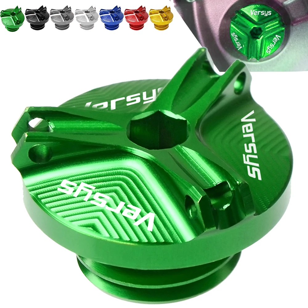 For Kawasaki VERSYS 650cc VERSYS1000 2015 2016 2017 2018 2019 2014 M20*2.5 Motorcycle Engine Oil Cup Fuel Filler Tank Cap Cover |