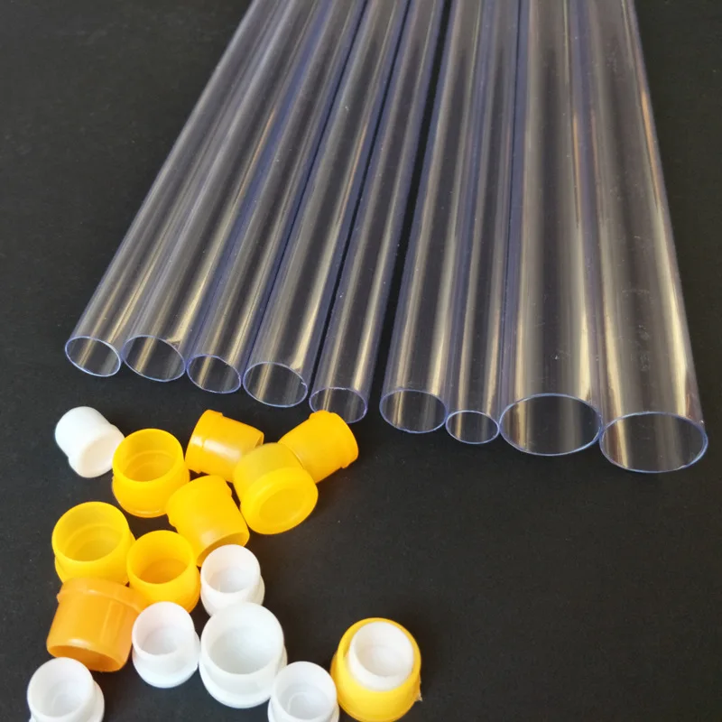 10pcs/lot 34*1cm Fishing Float Tube Bobber PVC Buoy Protection Storage Portable Boya Pipe Tackle A226 | Спорт и развлечения