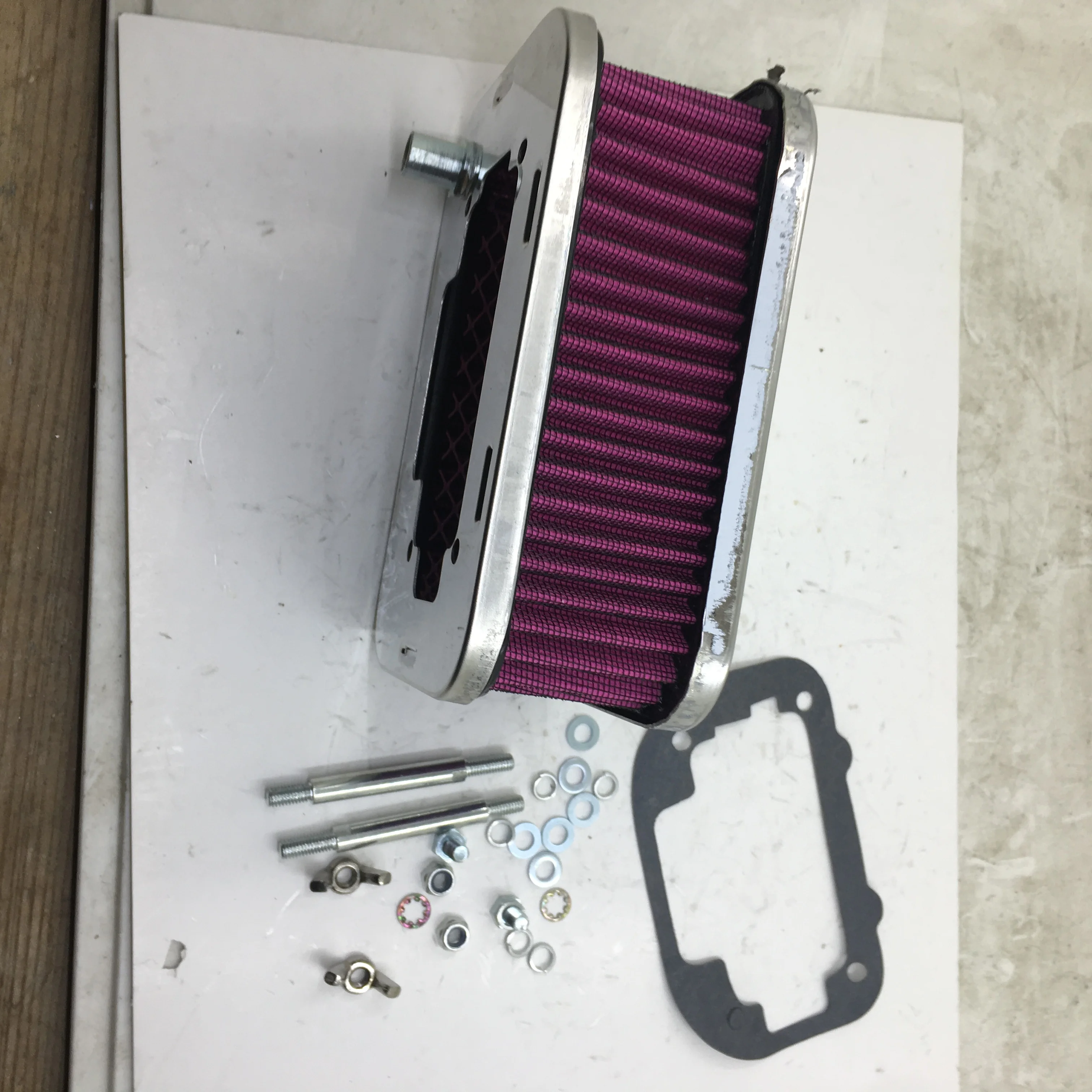SherryBerg FAJS AIR Air Cleaner FOR EMPI WEBER dellorto CARB carburetor 32/ 36 DGEV DGV DGAV 38DGES DGAS CHROME AIR FILTER 65mm