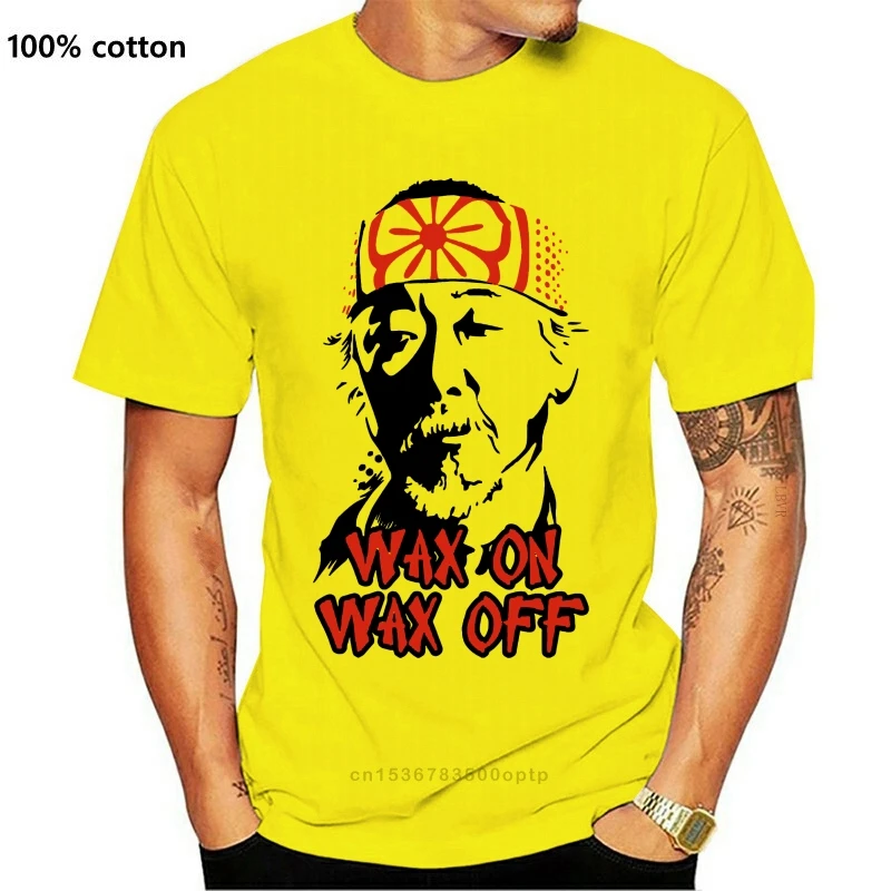 New WAX ON WAX OFF Inspired By Karate Kid Movie Mr Miyagi T Shirt new-wax-on-wax-off-inspired-by-karate-kid-movie-mr-miyagi-t-shirt