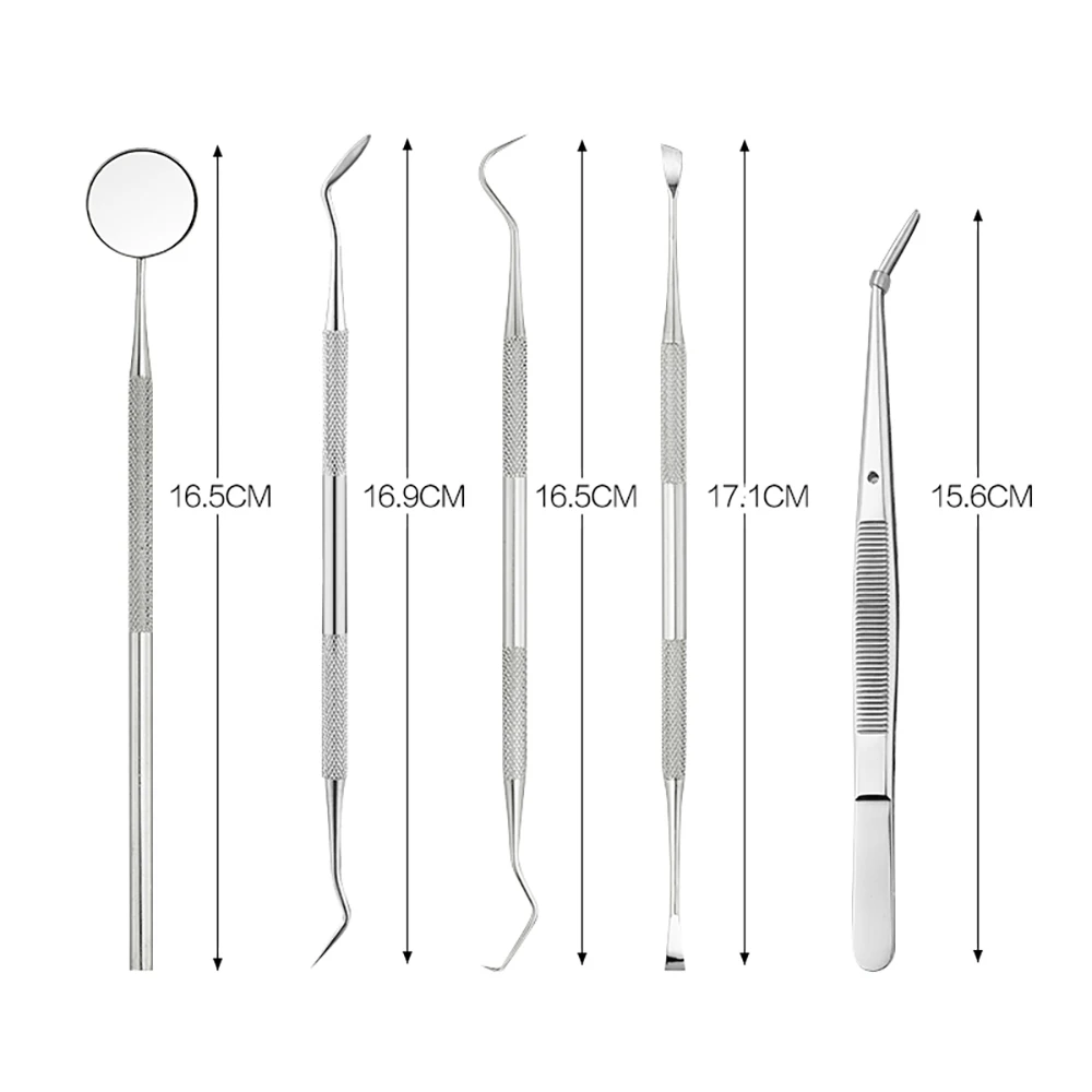 5 шт./компл. набор стоматологических зеркал стоматология лаборатория рот зеркало инструменты стоматолога палочки скалер стоматологические инструменты комплекты стоматологических материалов