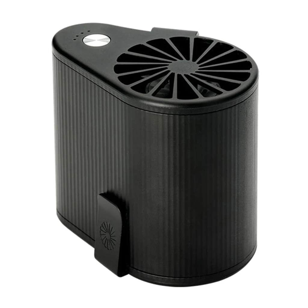 2PCS Waist Clip On Mini Fan Portable Fan for Camping Fishing Outdoor