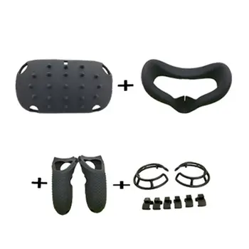 

1Set Silicone Head Cover Protective Case Frame Face Mask Pad Handle Grip Guard Skin for Oculus Quest Game Controller Accessories