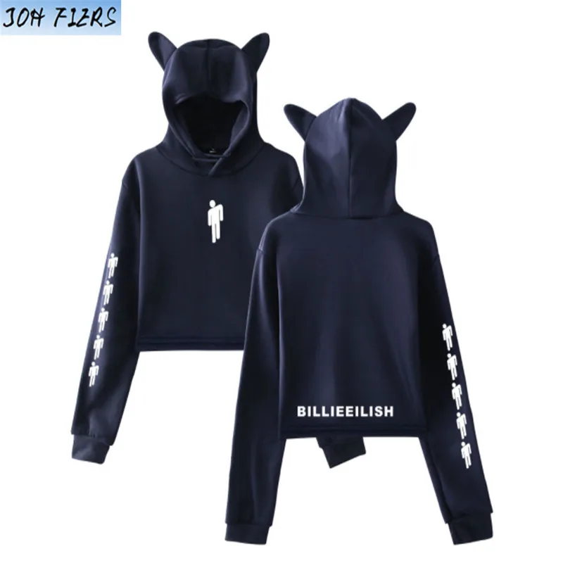 Harajuku Толстовка Billie Eilish, женские толстовки, белая одежда, пуловер, толстовки для девочек-подростков, осенняя теплая уличная одежда