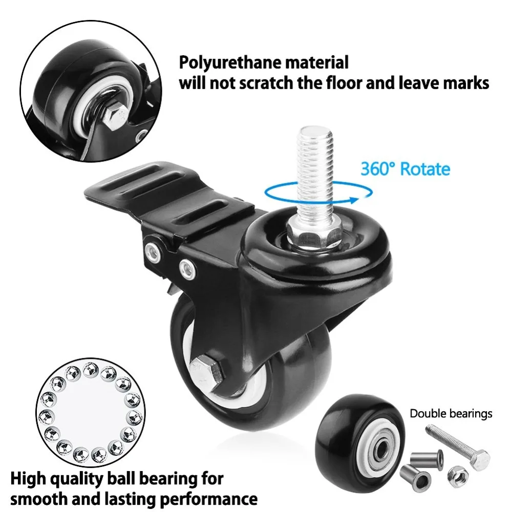 haste roscada porcas 4pcs 15 2 03