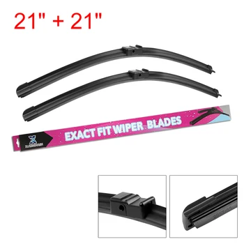 

21"+ 21" Exact Fit Front Windshield Wiper Blades for VW Volkswagen PASSAT B5 2003 2014 2005 For SKODA SUPERB 2002 TO 2005