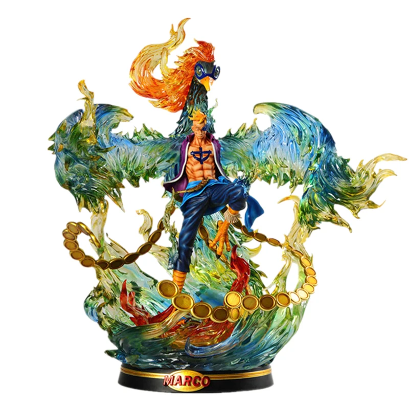 

40cm One Piece Big Size Marco Phoenix PVC Action Figure Anime Archetype Sexy Movie Model Toy Gift Collectible Doll