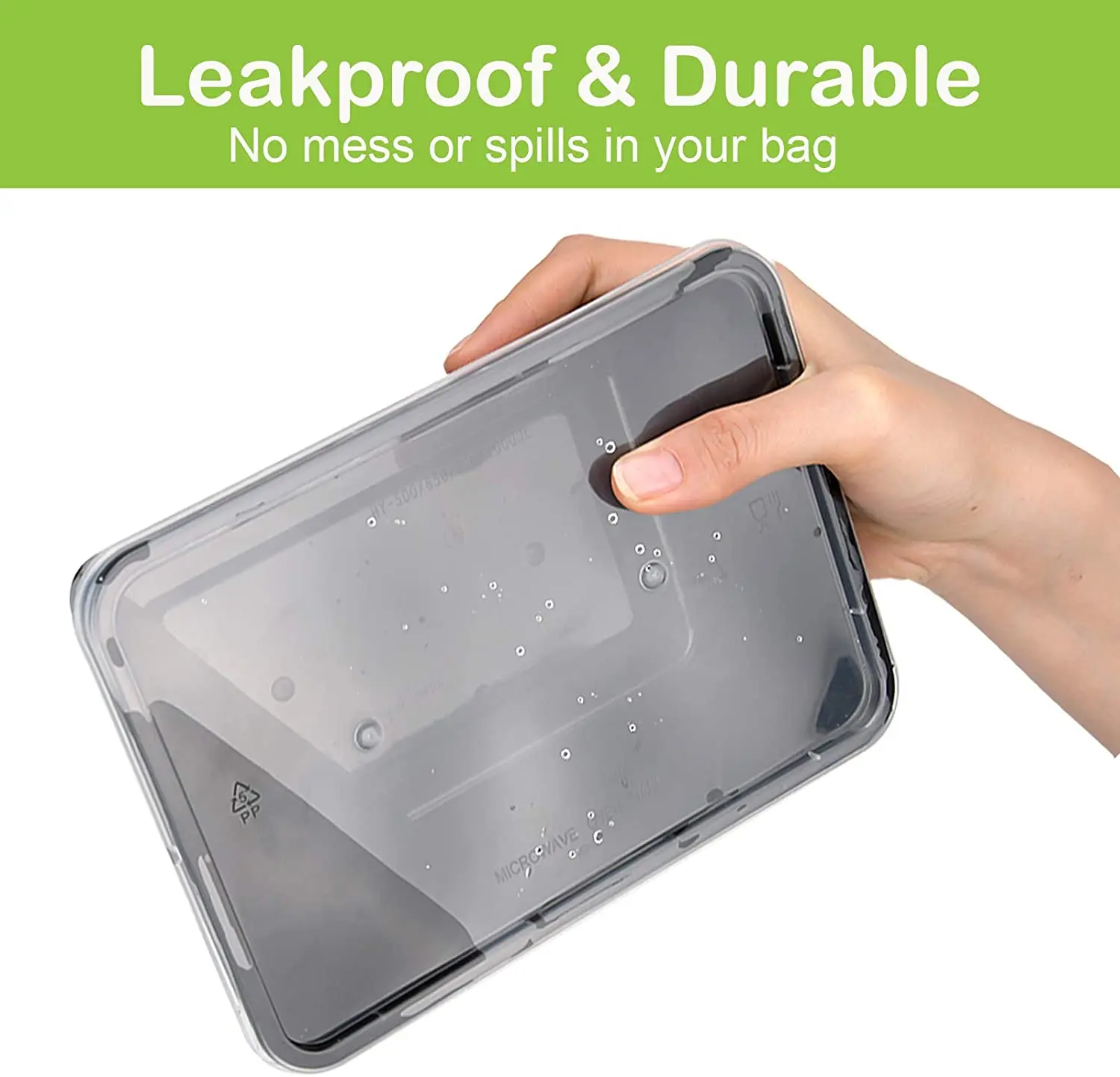 25-Piece Rectangular Container with Lid
