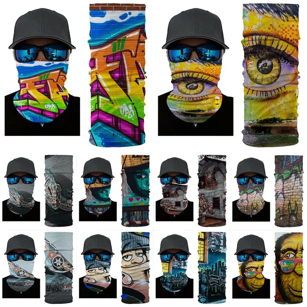 

New Children's Dust-Proof Headscarf Fairy Tale World Microfiber Polyester Children's Headscarves UV-Proof Headscarves