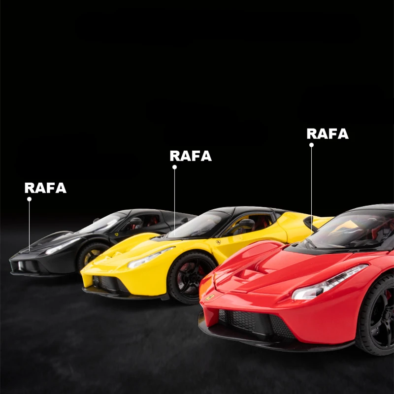 1:24 Laferrari Alloy Sports Car Model Diecasts Metal Toy Vehicles Car Model Simulation Sound Light Collection Kids Gift 6