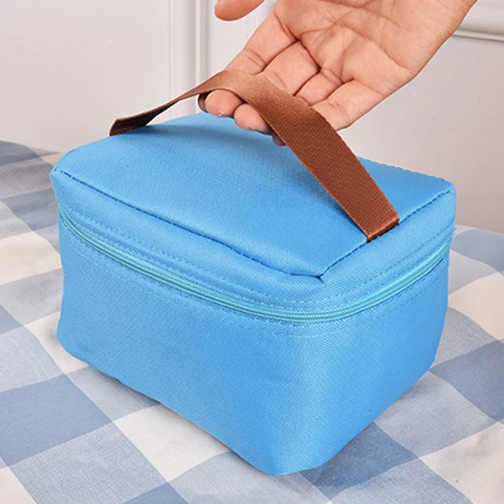 4 цвета еда тепловой мешок Bento Box бизнес поездки дома пикника пакет офис сохранение тепла небольшой водонепроницаемый охладитель Ланч