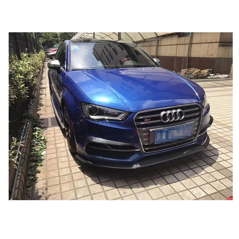 Передний противотуманный светильник из углеродного волокна планки для Audi A3 S3 2013
