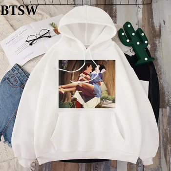 

New Autumn Winter Women's Dark Snow White Harajuku Hoodies Casual Hoodie Funny Print Hoody Ullzang Vintage Kawaii Tops Female