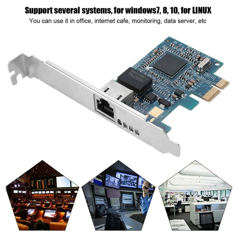 Bcm5751 гигабитный Настольный сетевой адаптер 1000 Мбит/с Карта pci-e