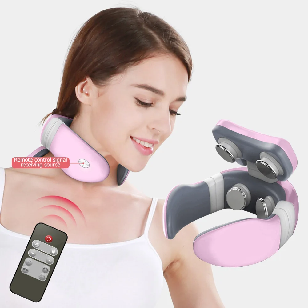 Smart Electric Neck Shoulder Massager Relax Cervical 4D Therapy Massage Machine Outdoor Home Car Relaxing Massage