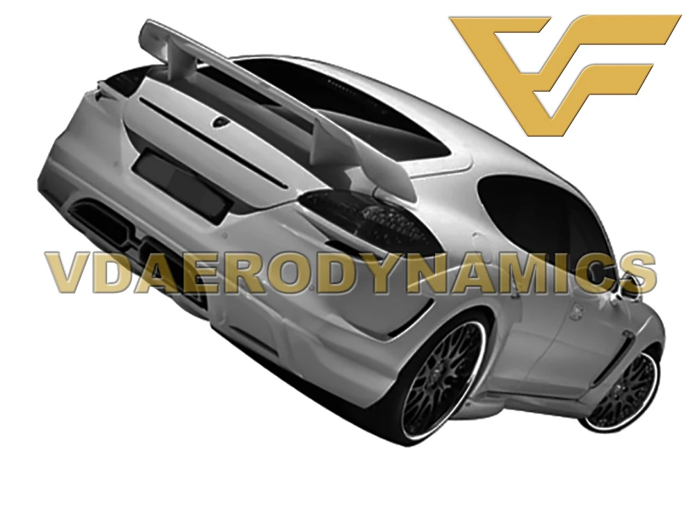 Подходит для 10-13 Porsche Panamera 970 VAD-GT углеродного волокна спойлер на задний багажник, крыло