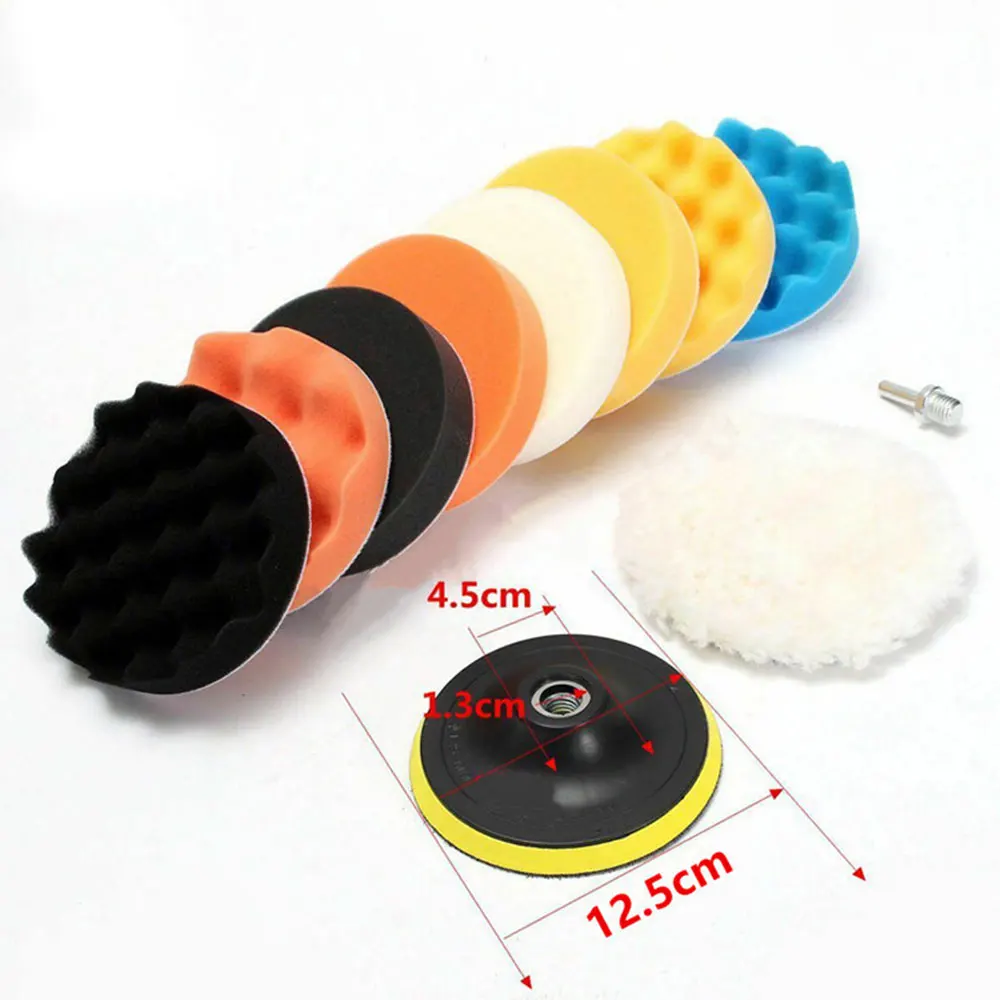 Polished Sponge Kit Sponge Kit Wheel Universal Sponge Kit Washing Polish Drill 4-Inch Multicolor Durable