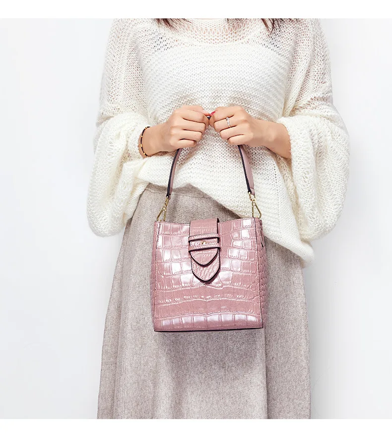 1277 новые модные сумки из натуральной крокодиловой кожи, сумка через плечо, сумка-мешок