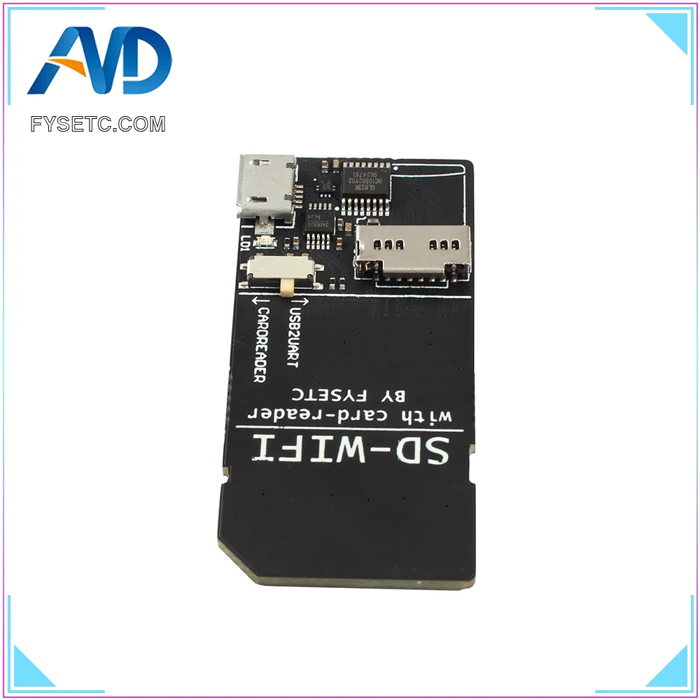 Fysetc 1pc Sd-wifi com Módulo de Leitor de Cartão Executar Espwebdev a Bordo Usb para Serial Chip Módulo de Transmissão sem Fio para s6 f6 - Imagem 3
