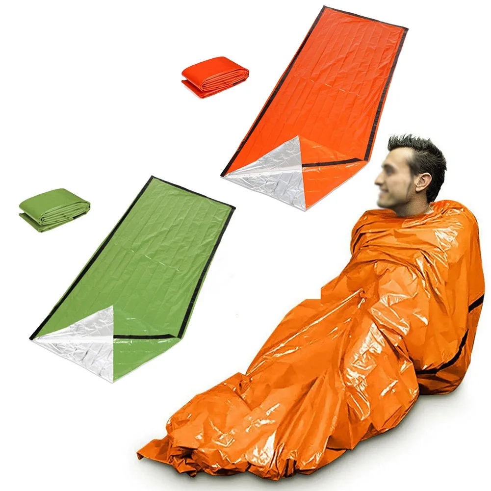 Outdoor Camping Emergency Sleeping Bag Body Thermal Portable Waterproof