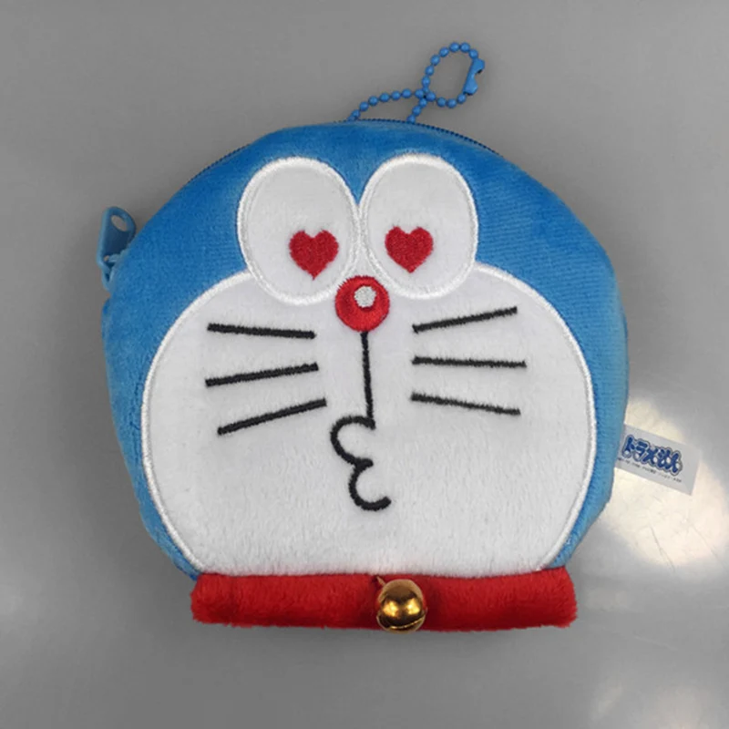 14 см Kawaii Doraemon плюшевый игрушечный кошелек аниме робот кошка хлопок набивная сумка с животными рождественский подарок, подарок на день рождения для детей - Цвет: Doraemon 5