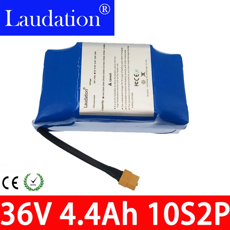 

36V 4.4Ah Li-ion Battery Balance Scooter High Drain 2 wheel Electric Scooter Balancing Battery For Self-balancing Fit 6.5 "7"