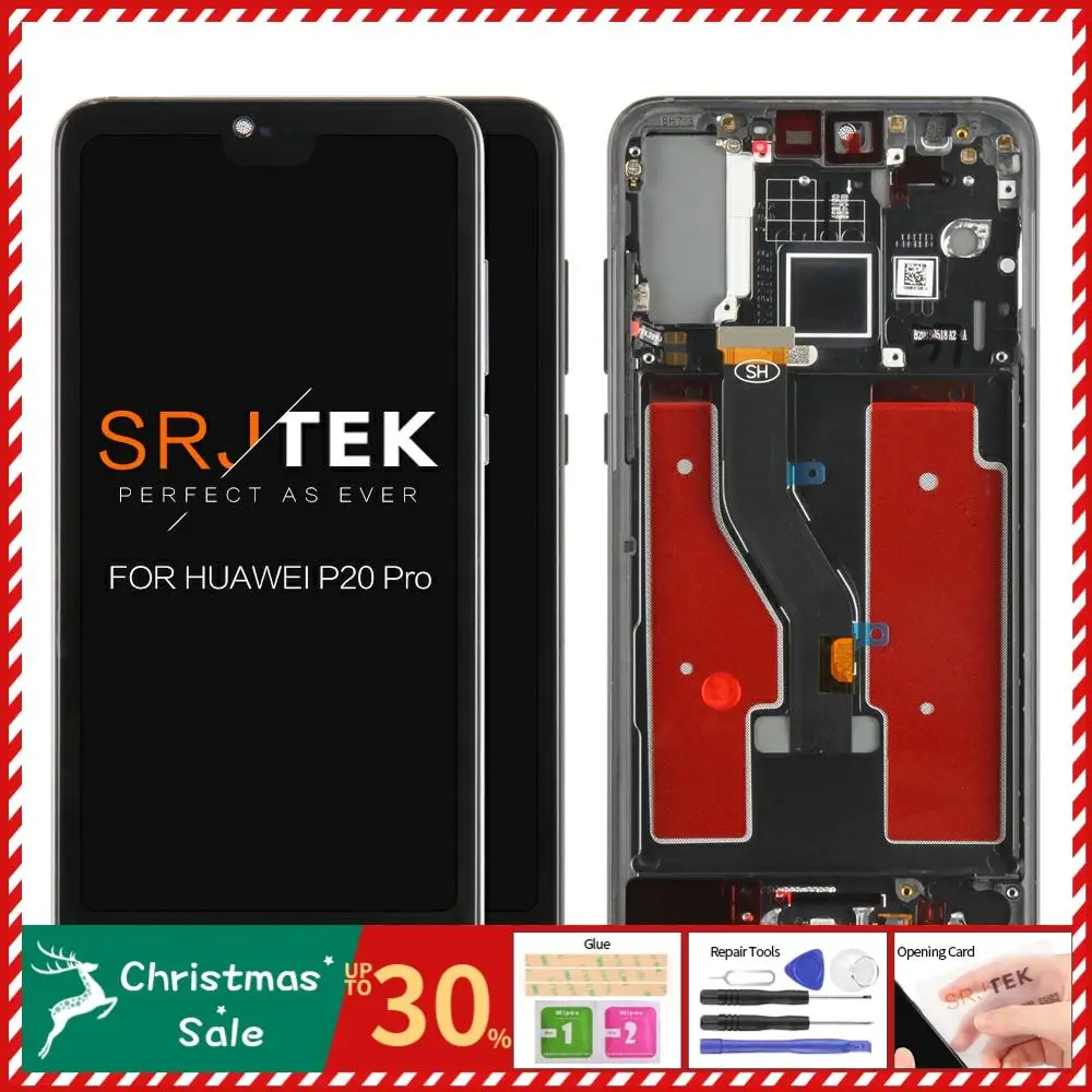 Ips6," ЖК-дисплей для huawei P20 Pro, ЖК-экран, сенсорная панель, дигитайзер, сборка P20 Pro, CLT-AL01, ЖК-дисплей P20 Plus, дисплей с рамкой