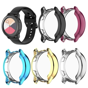 

Protective Shell Bumper Protector for Samsung Galaxy Watch Active SM-R500 TPU Smart Watch Frame Case Bezel Cover Accessory
