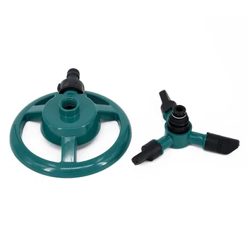 

Lawn Circle Rotating Water Sprinkler 3 Nozzle Garden /Yard Hose Irrigation Or Each Piece Of Soil