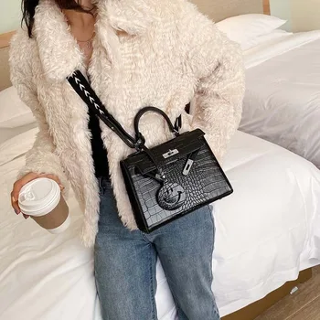 

Bag Crocodile Mini Female Mini Hand Bag Small Bag 2020 New Shoulder Shoulder Bag