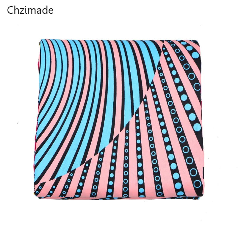 

Lychee Life Yard Pink Color Ankara African Real Wax Print Polyester Sewing Fabric For Dress Party Patchwork Materials