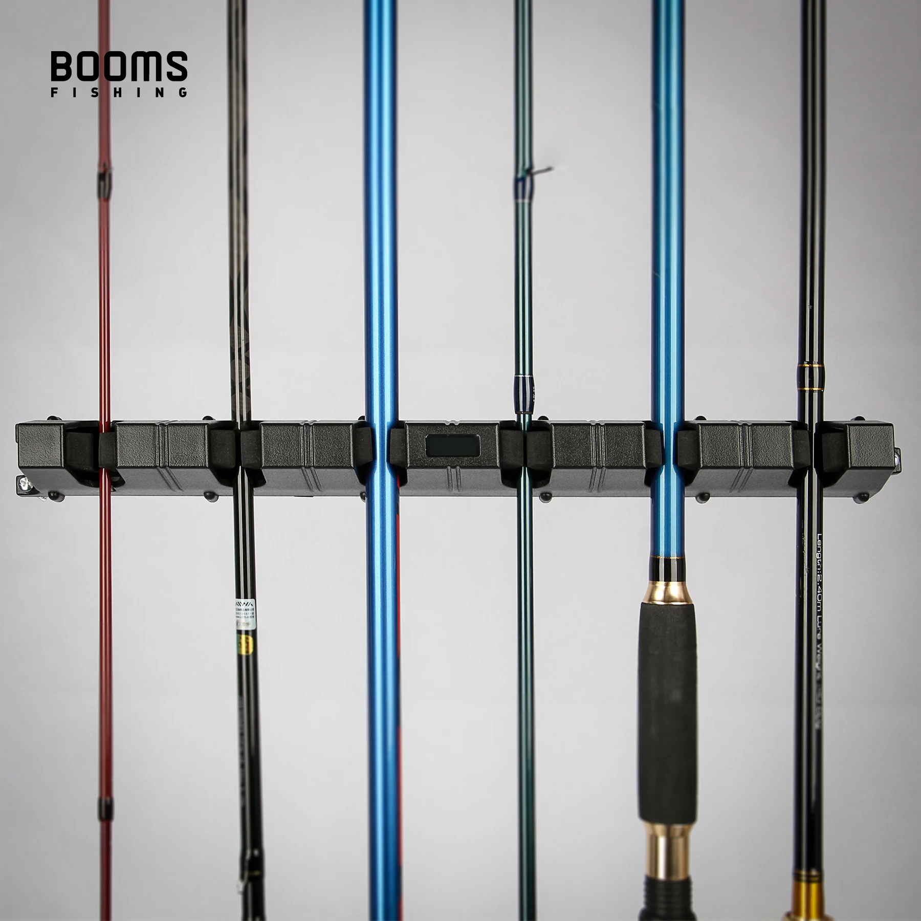 Booms Fishing WV1 Rack Fishing Pole Holder Wall Mount – Booms Fishing  Official