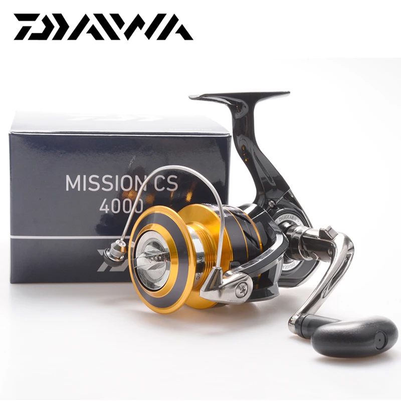 2021 DAIWA MISSION CS Spinning Fishing Reels 4000 3+1BB Gear Ratio 5.3:1 Max  Drag 6kg Saltwater Reel Fishing Wheels Waterproof - AliExpress