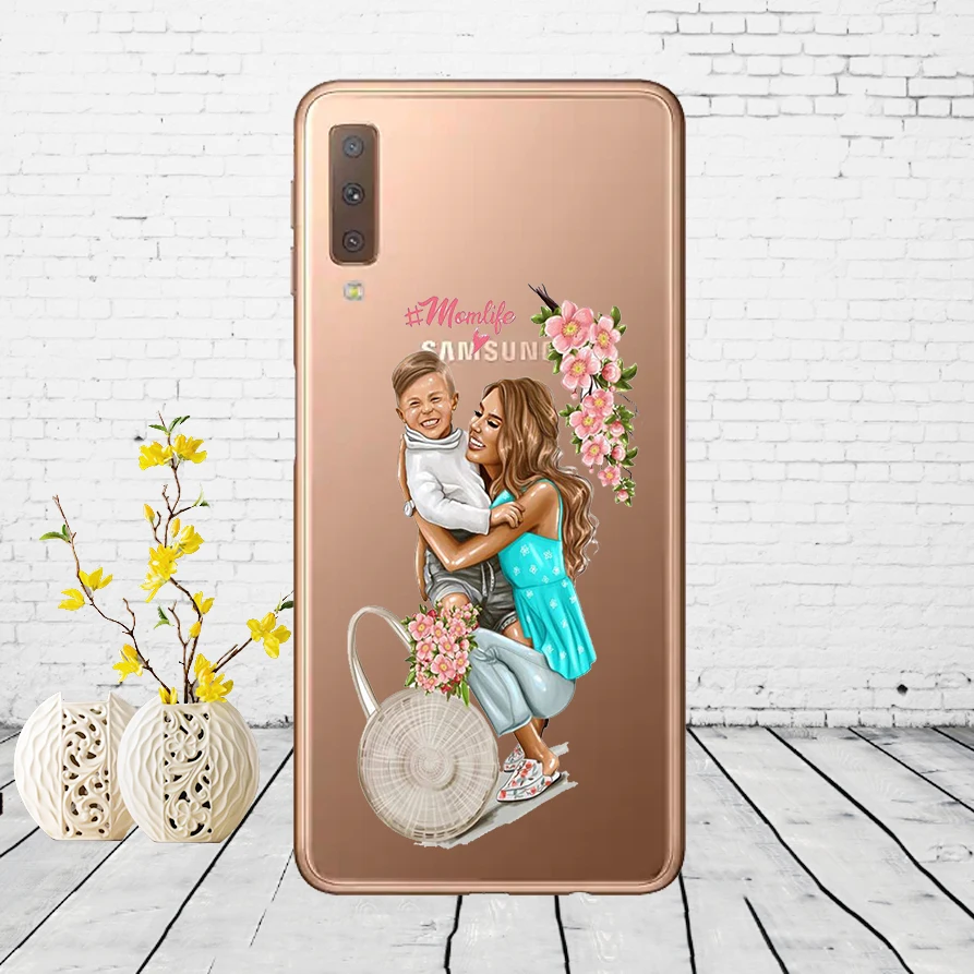 H17 Чехол для samsung Galaxy A7 силиконовый чехол для телефона с принтом чехол-накладка на заднюю крышку для samsung A7 A750 A750F 6,0 дюймов - Цвет: H17