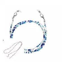 

Eyeglass Strap Beautiful Necklace Colorful Beaded Hanging Face Cover Chain Holder Eyeglass Chain Sunglasses Chain