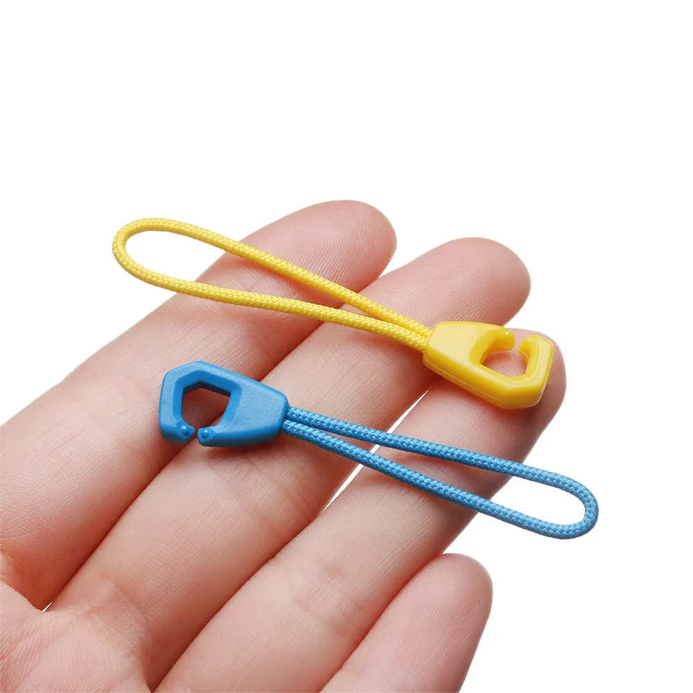 10pcs/pack Zipper head U-shaped Cord Zipper Pull Strap multiple