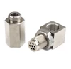 Mini Catalytic Converter 90 Degree CEL Check Engine Light O2 Oxygen Sensor Spacer Adapter Universal 5