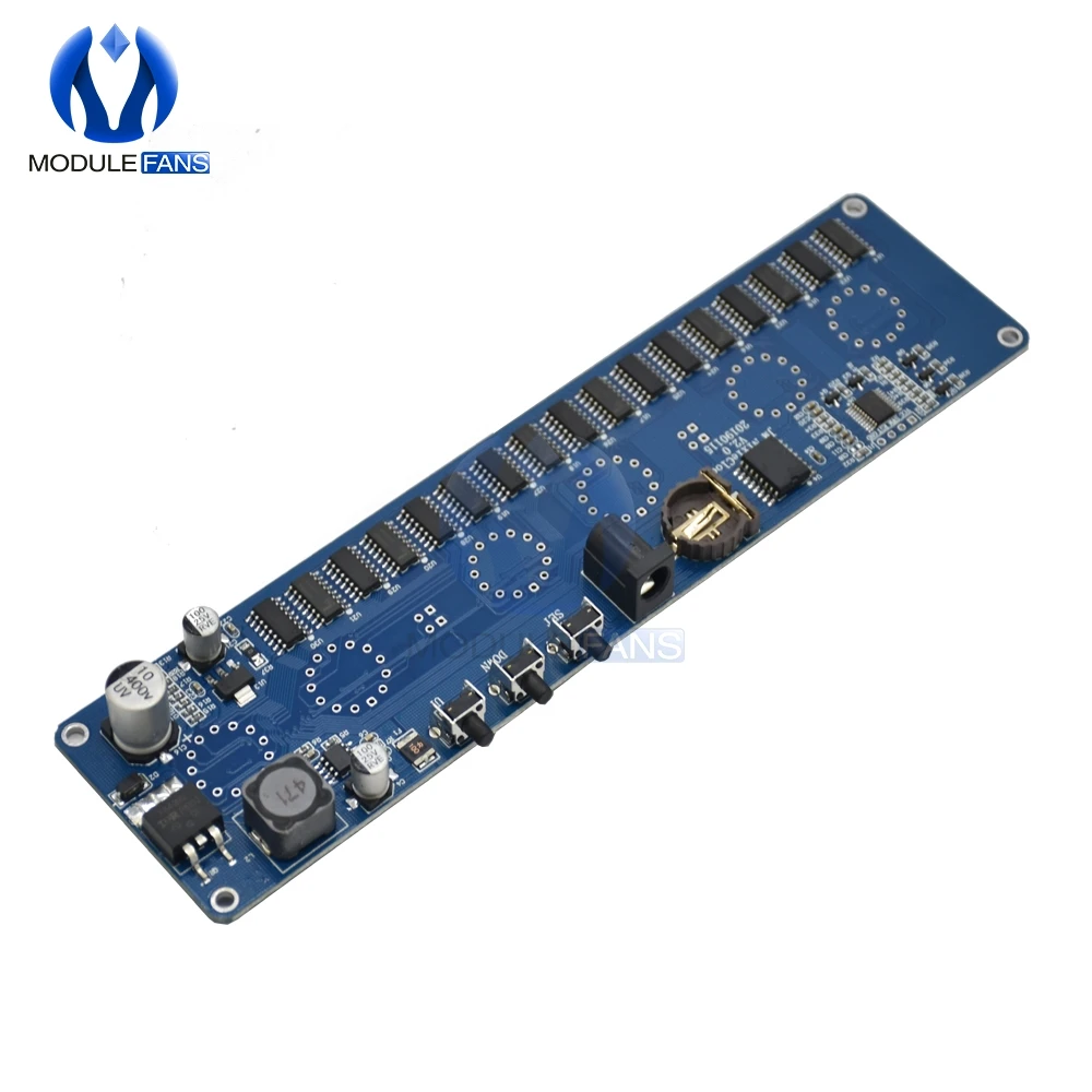 STM8S005 управление DC 12 В 1A электронный IN14 Nixie трубки цифровые светодиодные часы подарок монтажная плата pcba RGB лампа чип IC Micro USB