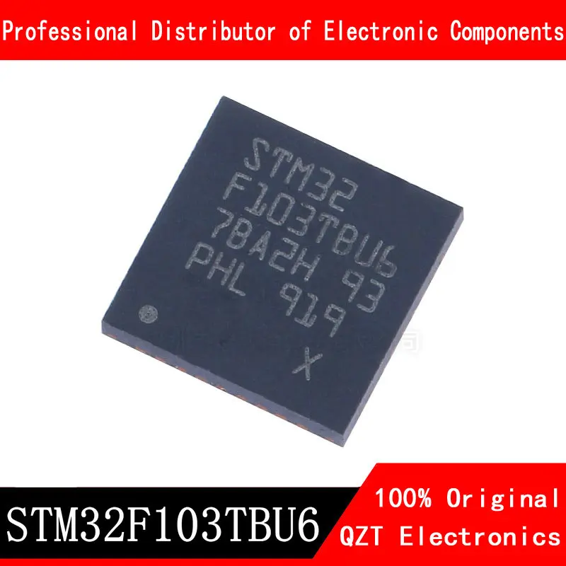 1 5pcs lot stm32f103zet6 stm32f103 103zet6 lqfp144 microcontroller in stock 5pcs/lot new original STM32F103TBU6 STM32F103 QFN-36 microcontroller MCU In Stock